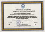 CIDC Certificate